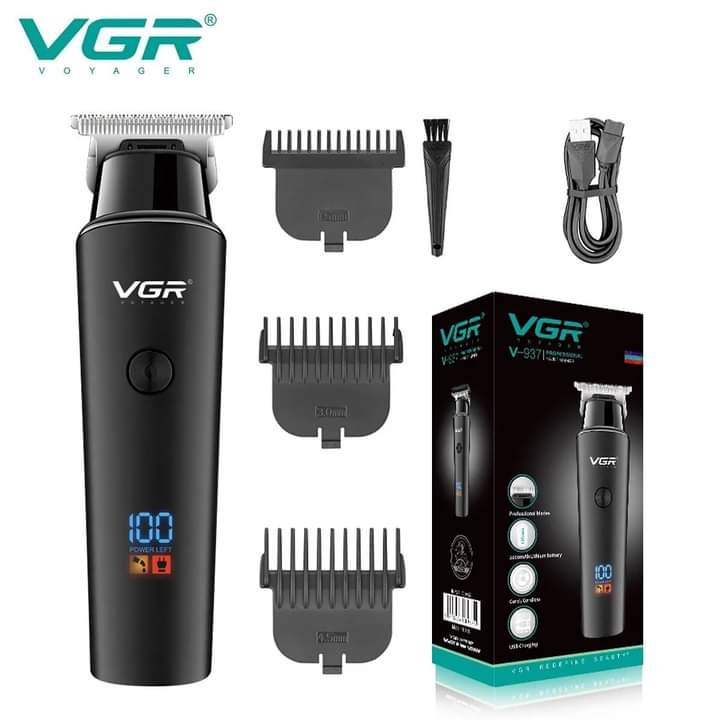 VGR Hair Trimmer with stainless steel blades and USB charger Hair trimmer.