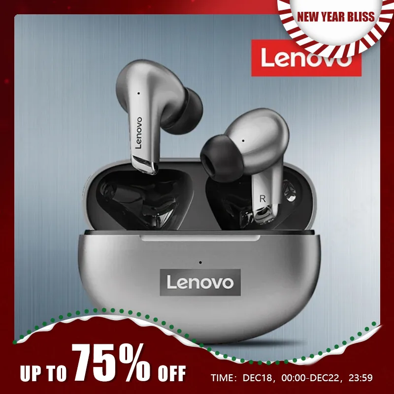 Original Lenovo LP5 Wireless Bluetooth Earbuds.