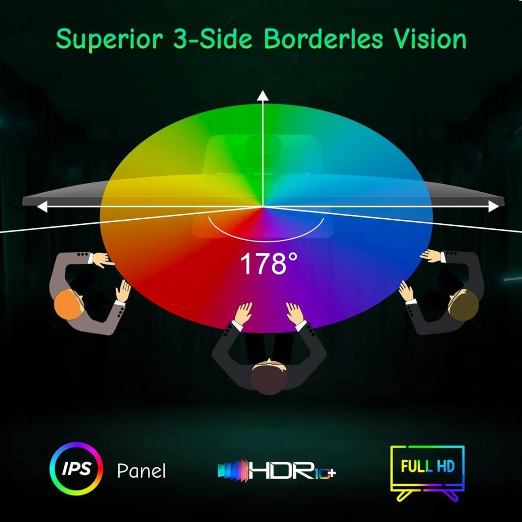 SANSUI 24-inch IPS Eye Care Monitor