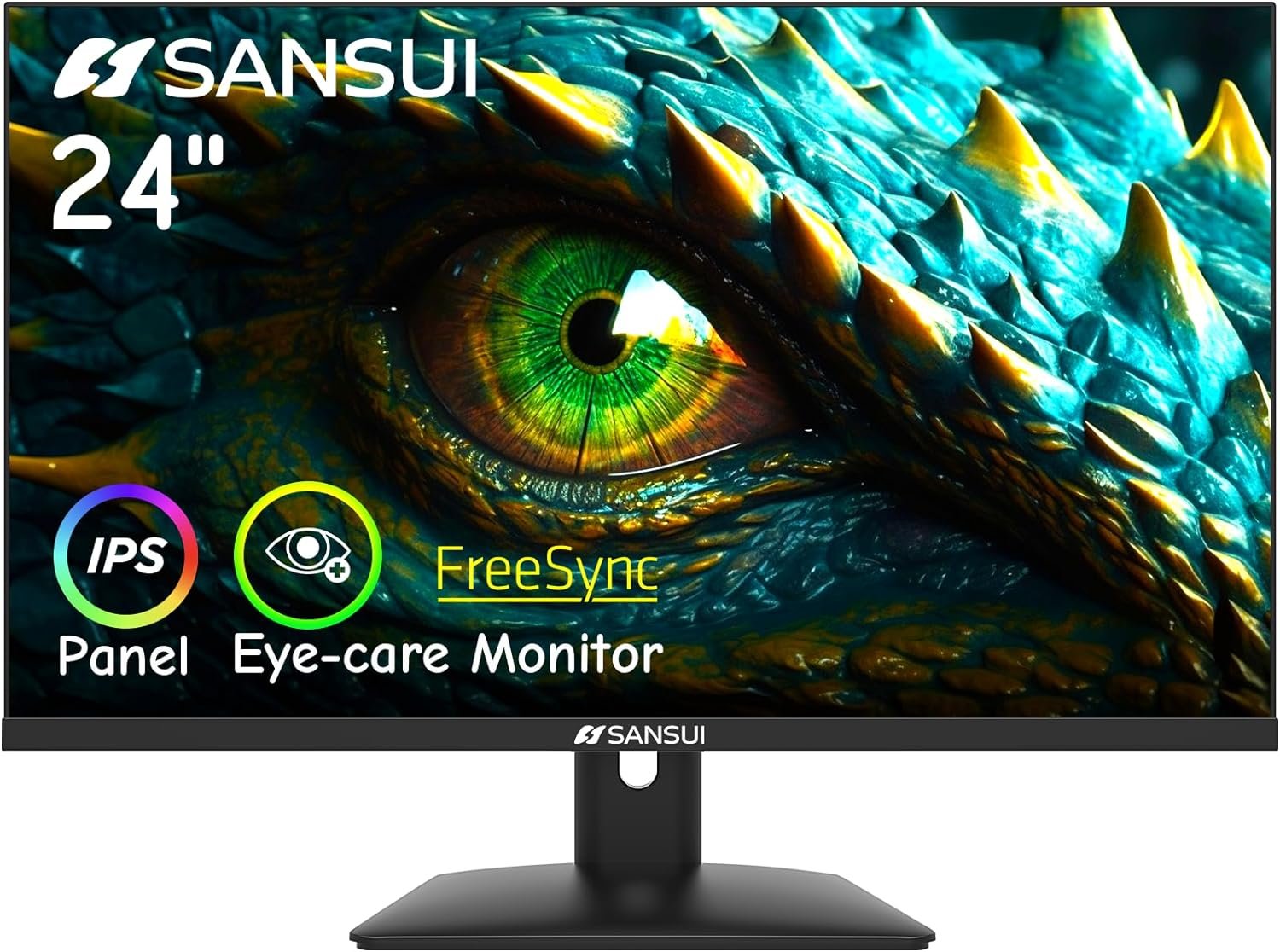 SANSUI 24-inch IPS Eye Care Monitor