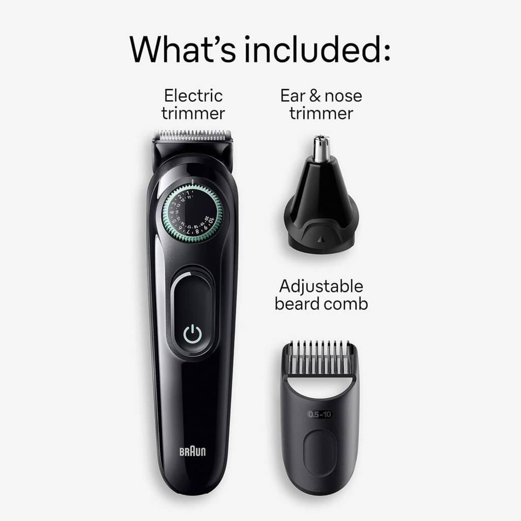 Style Kit Series 3 3430, 3-in-1 Trimmer for Men