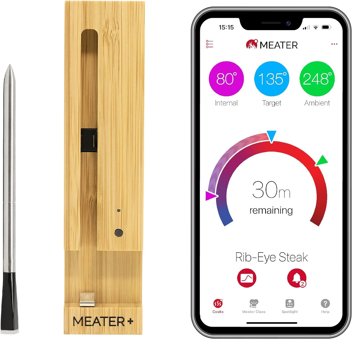 Long Range Wireless Smart Meat Thermometer