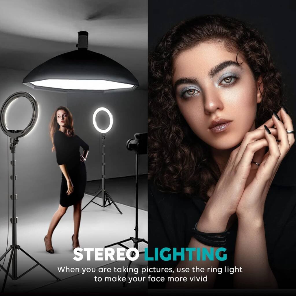 Weilisi 10" Selfie Ring Light