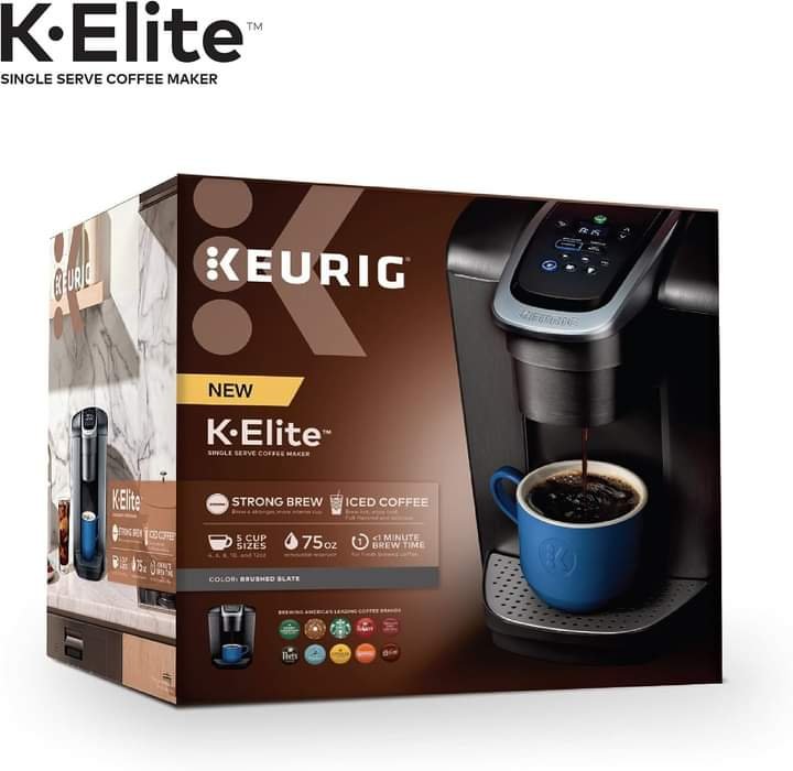 Keurig K-Elite Single-Serve K-Cup Pod Coffee Maker.