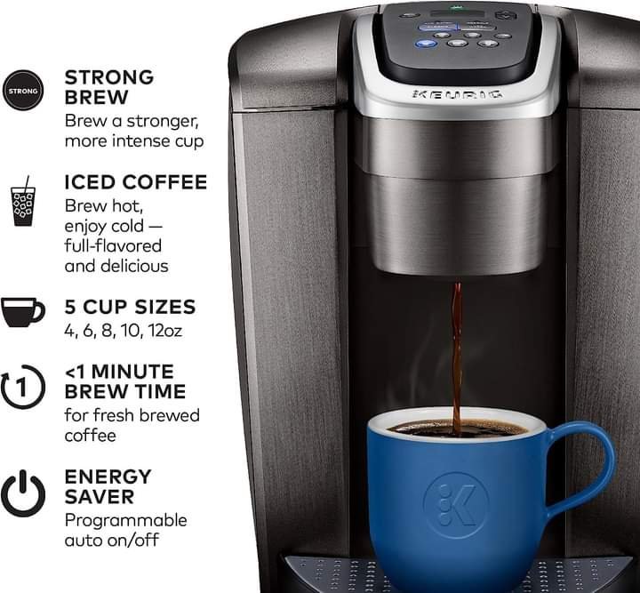 Keurig K-Elite Single-Serve K-Cup Pod Coffee Maker.