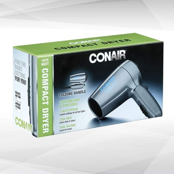 CONAIR Travel Hair Dryer.