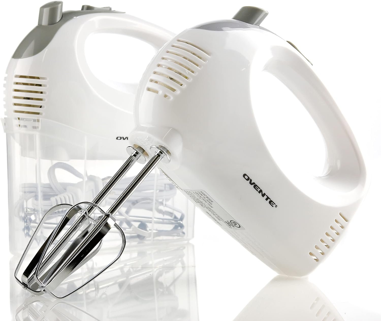 OVENTE Portable 5 Speed Mixing Electric Hand Mixer.