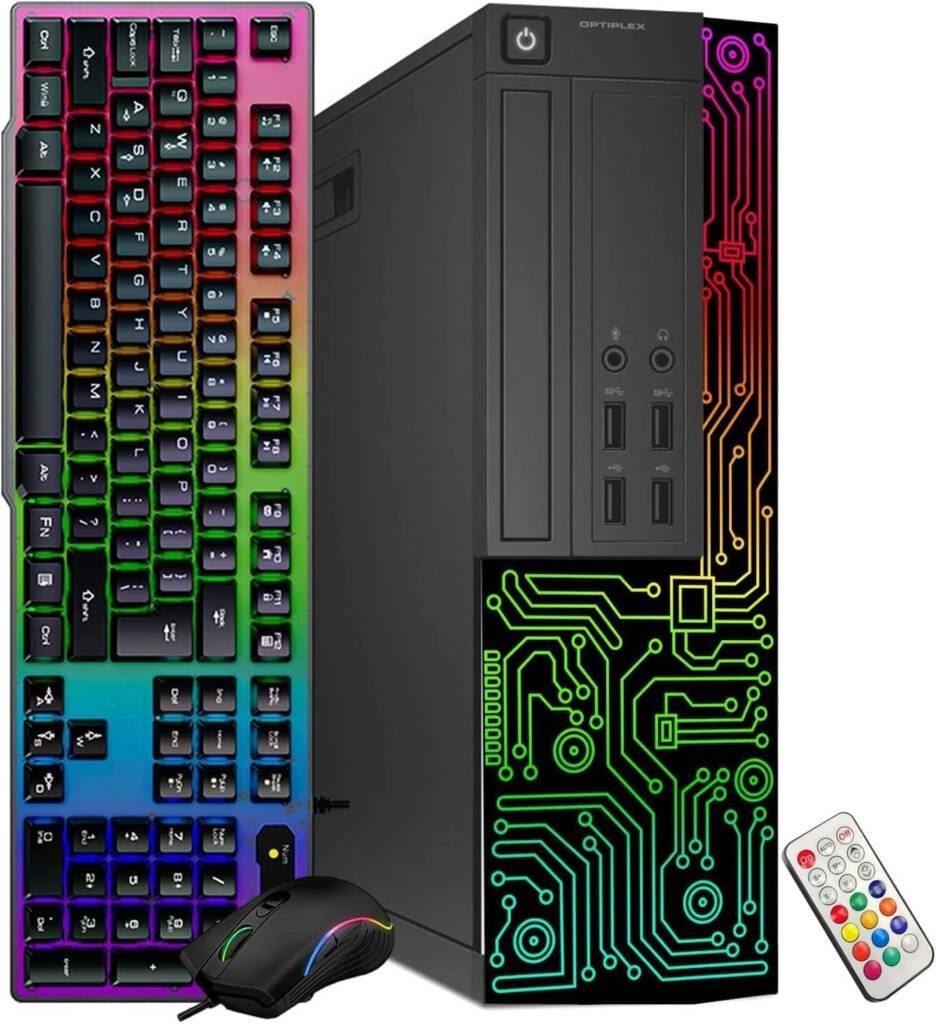 Dell Gaming OptiPlex Desktop RGB Computer PC.