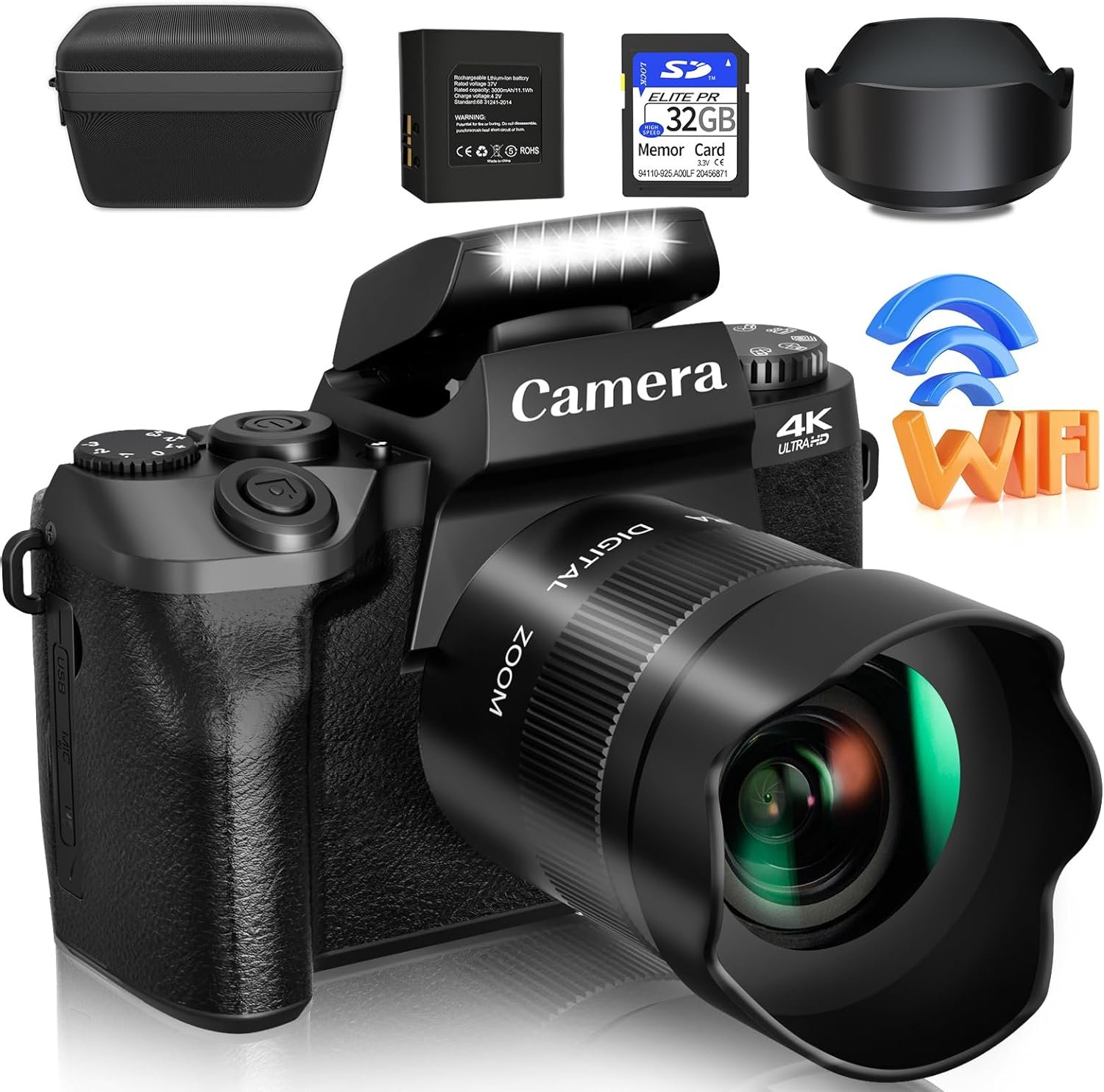 Saneen 4k Digital Camera