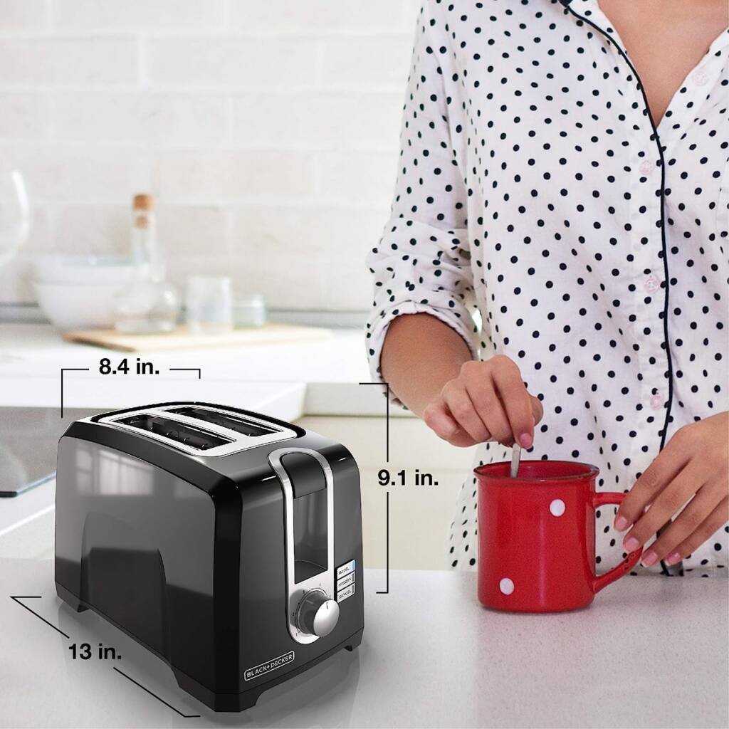 The BLACK+DECKER T2569B 2-Slice Toaster.