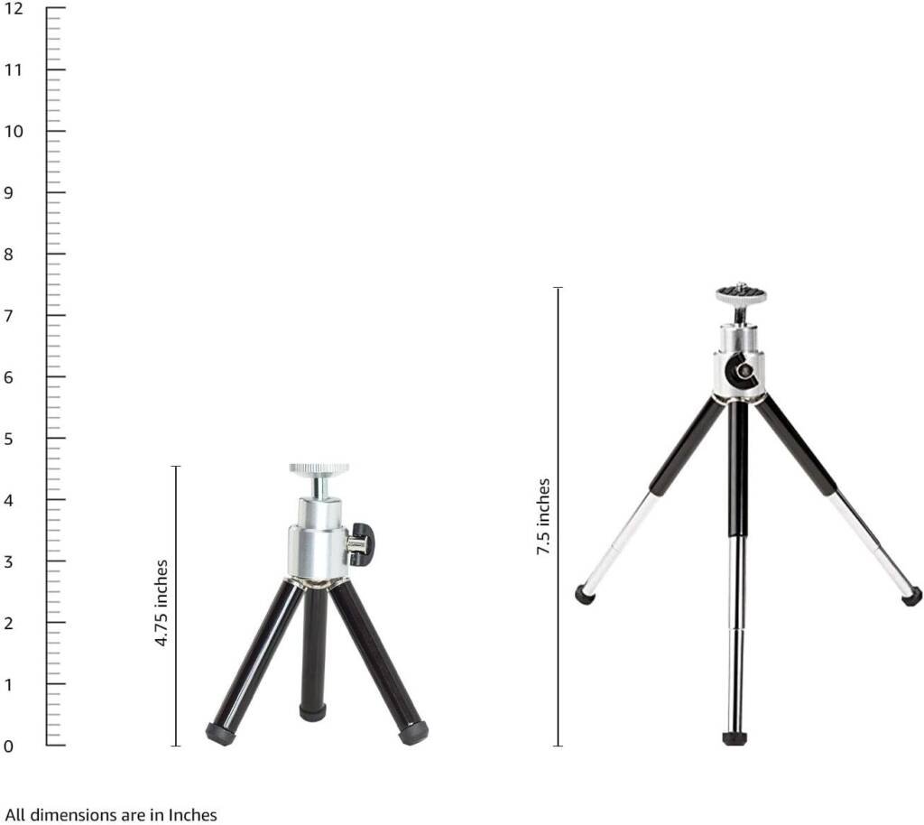 Amazon Basics Lightweight Mini Tripod.