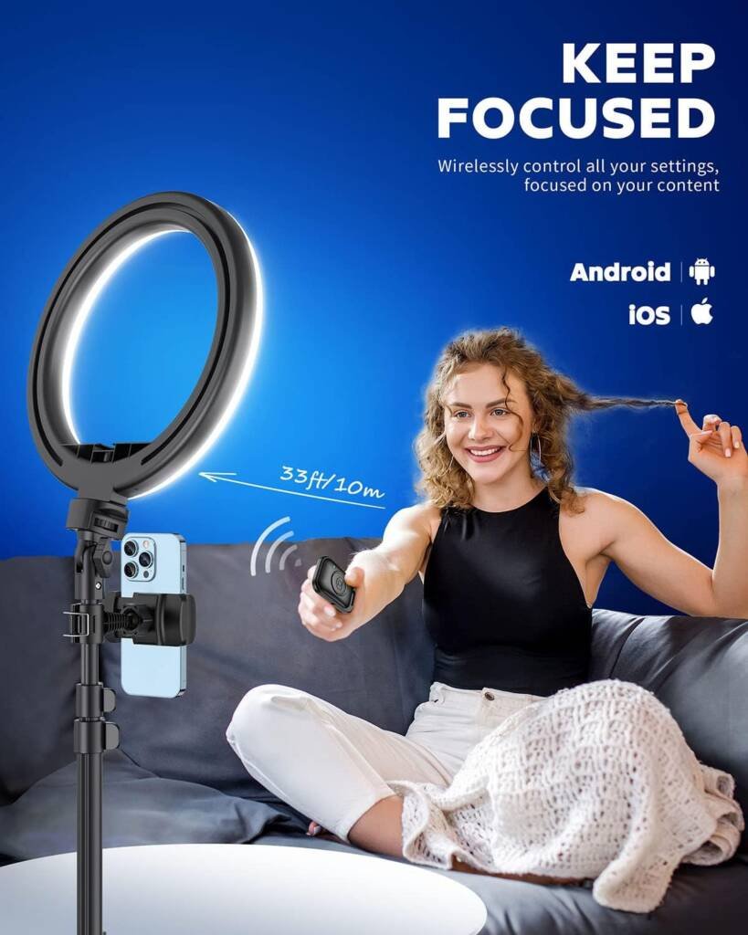 Kaiess 10.2" Selfie Ring Light