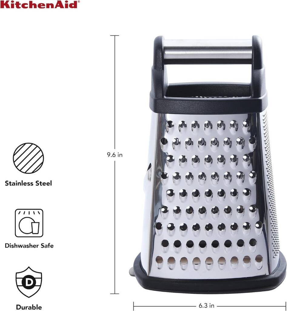 KitchenAid Gourmet 4-Sided Stainless Steel Box Grater