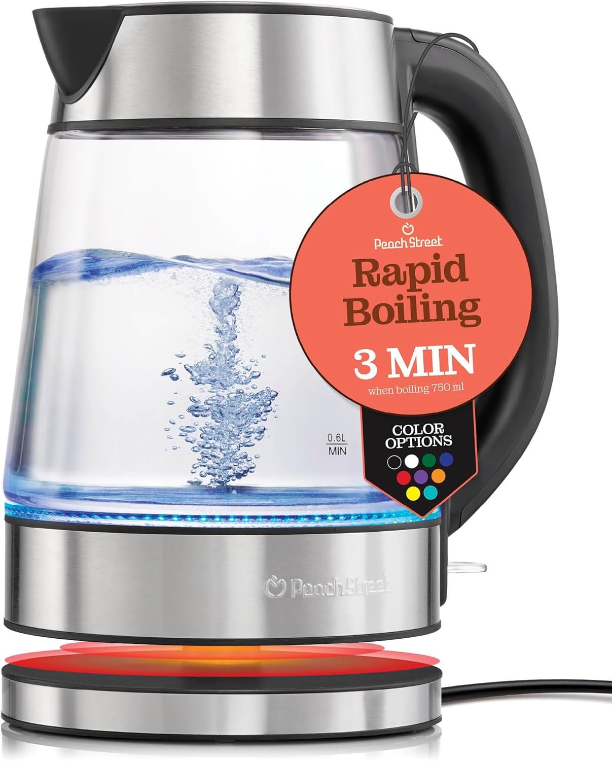 Speed-Boil Electric Kettle For Coffee & Tea