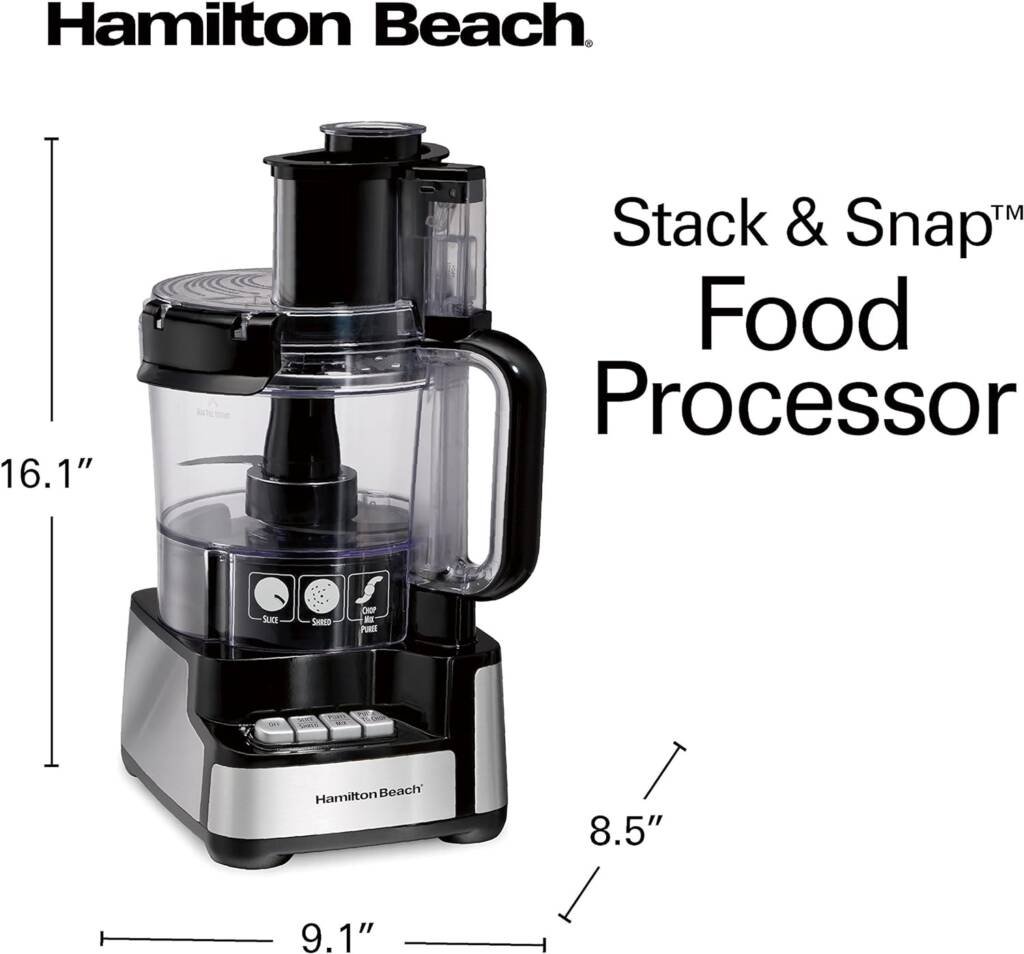 Hamilton Beach Stack & Snap Food Processor