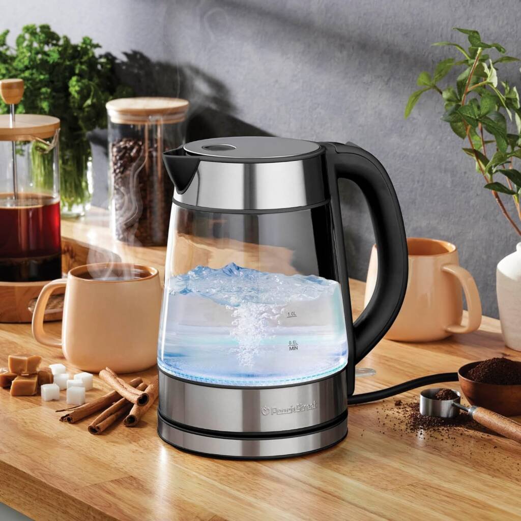 Speed-Boil Electric Kettle For Coffee & Tea