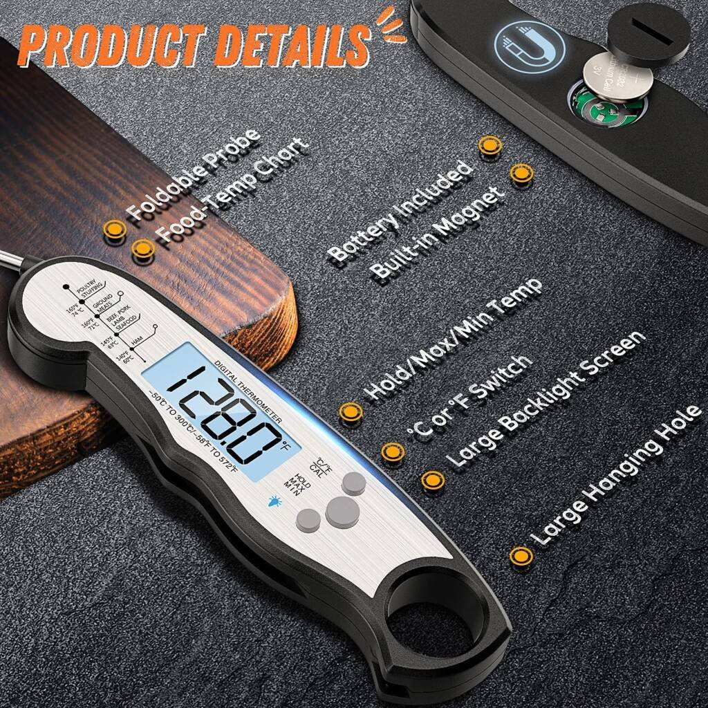 ImSaferell Digital Meat Thermometer