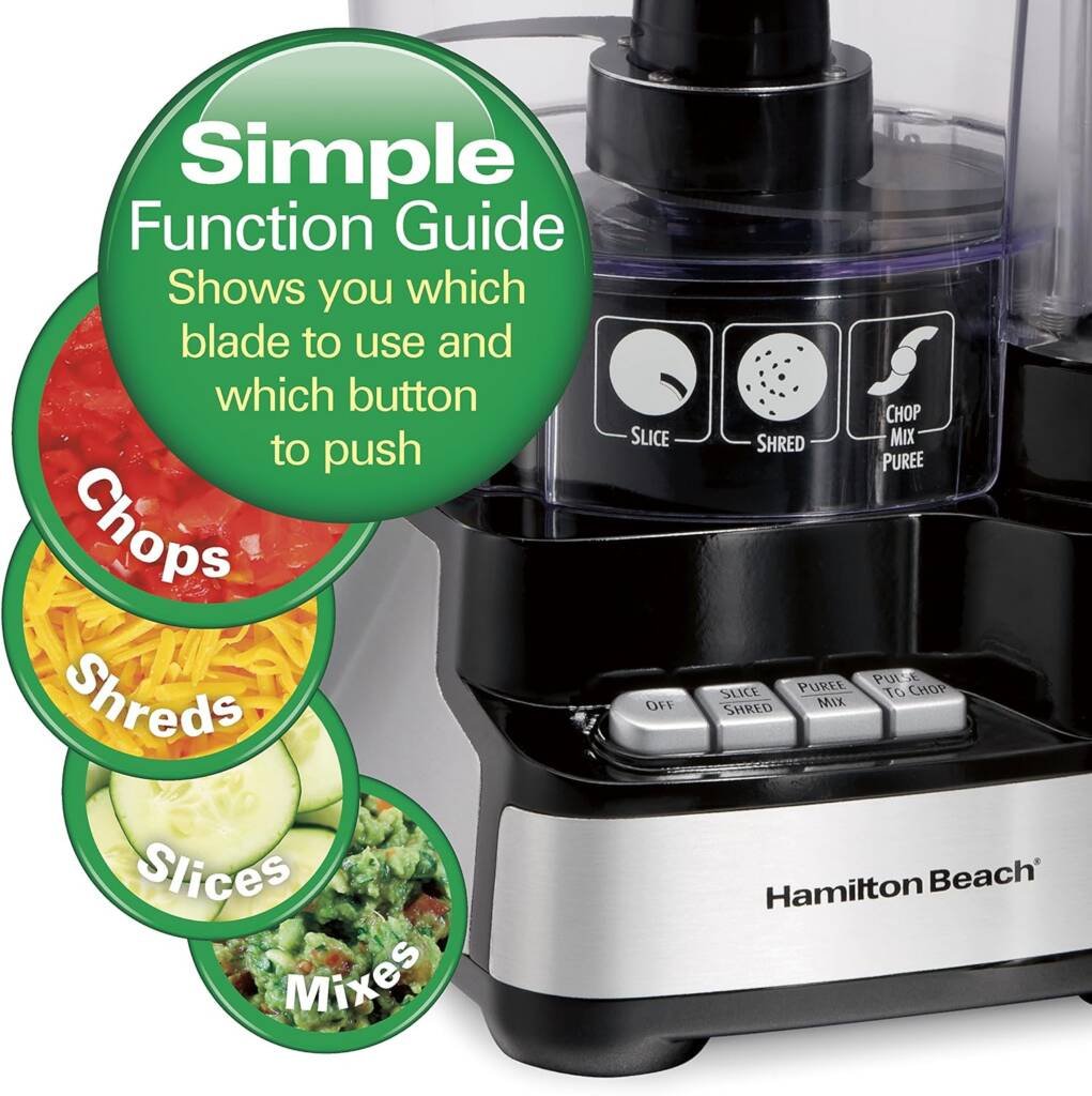 Hamilton Beach Stack & Snap Food Processor