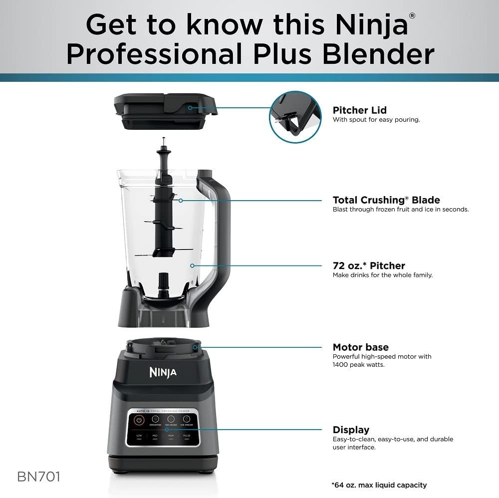 The Ninja BN701 Professional 1400 Watts Blender