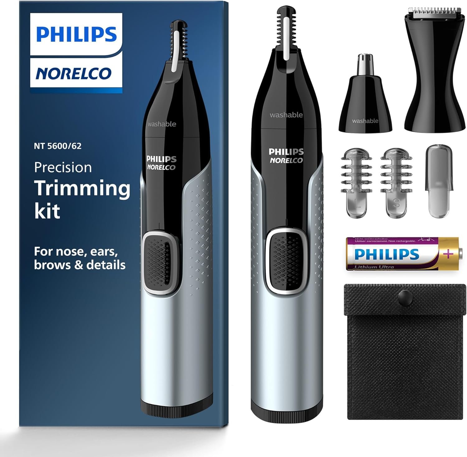 Philips NT5600/62 Trimming Kit For Nose, Ears, Eyebrows