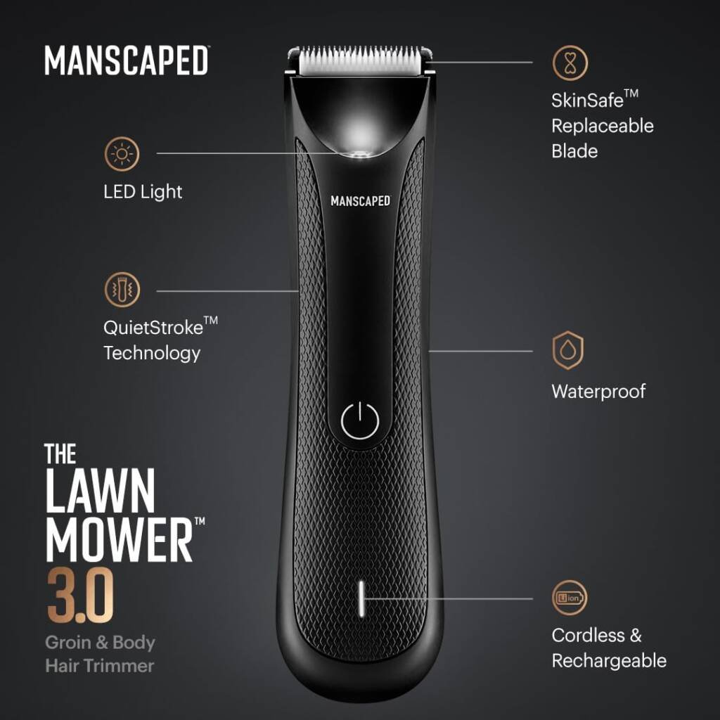 MANSCAPED® Electric Groin Hair Trimmer, The Lawn Mower™ 3.0: