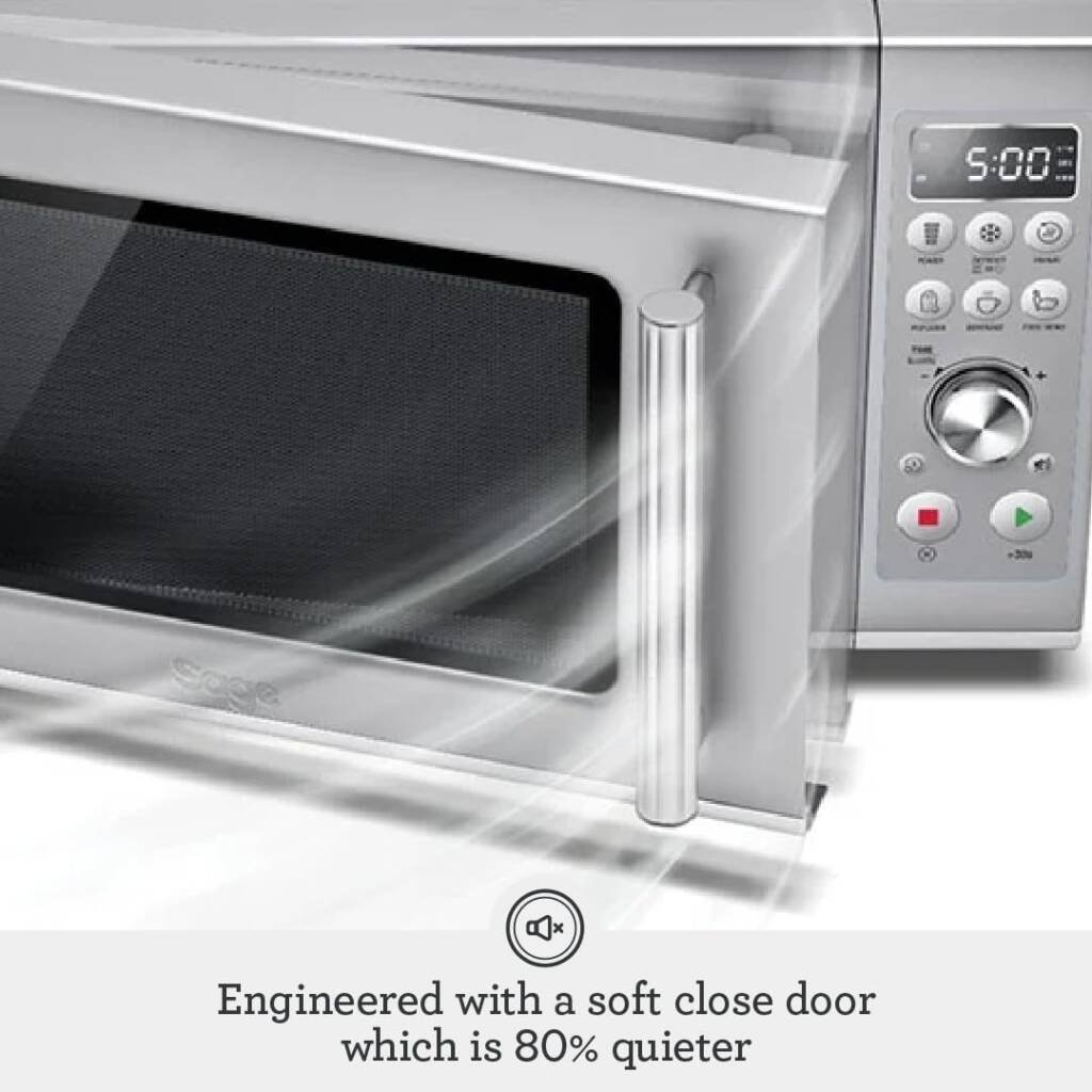 Breville Compact Wave Soft Close Microwave BMO650SIL.