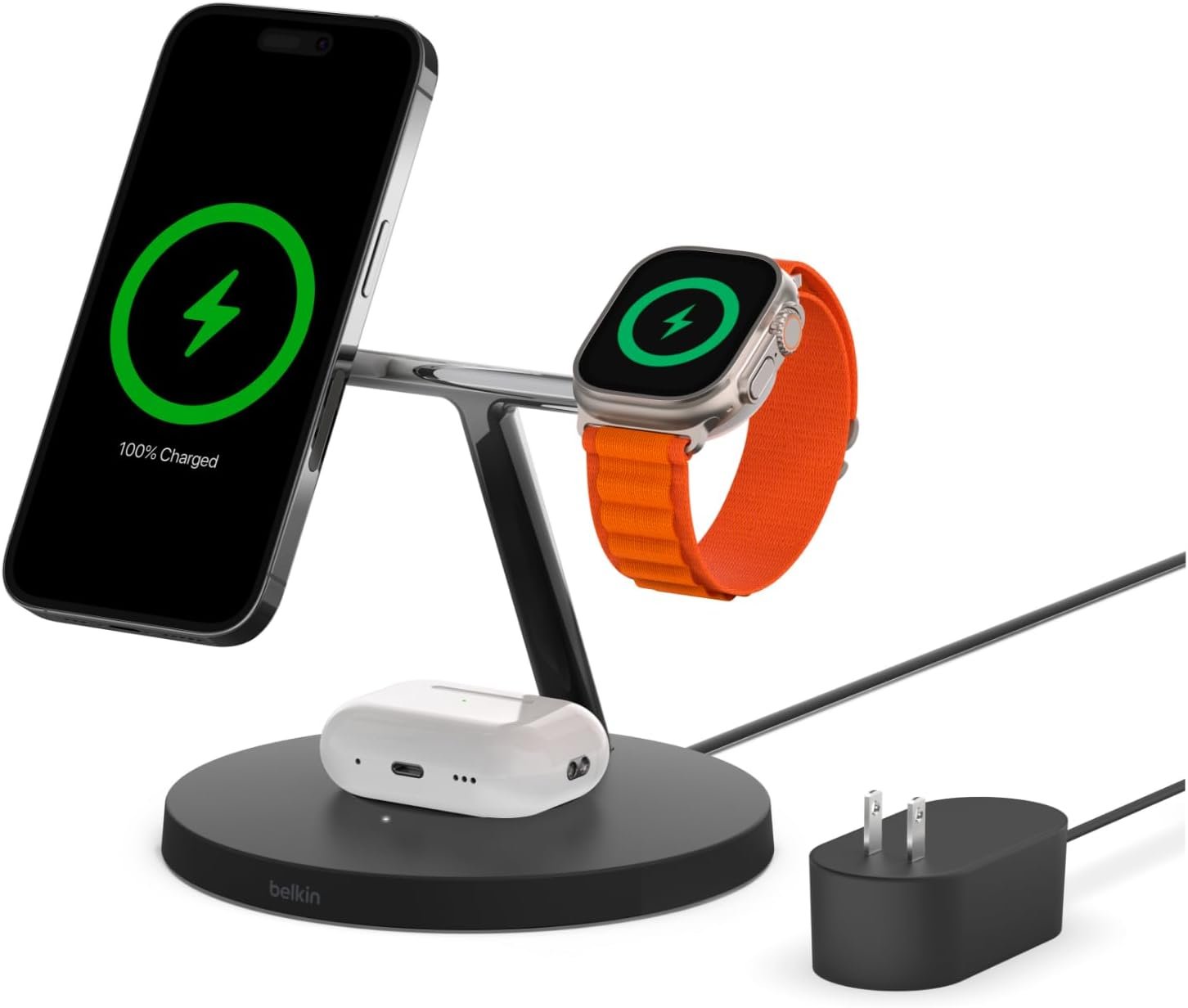 Belkin MagSafe 3-in-1 Wireless Charging Stand.