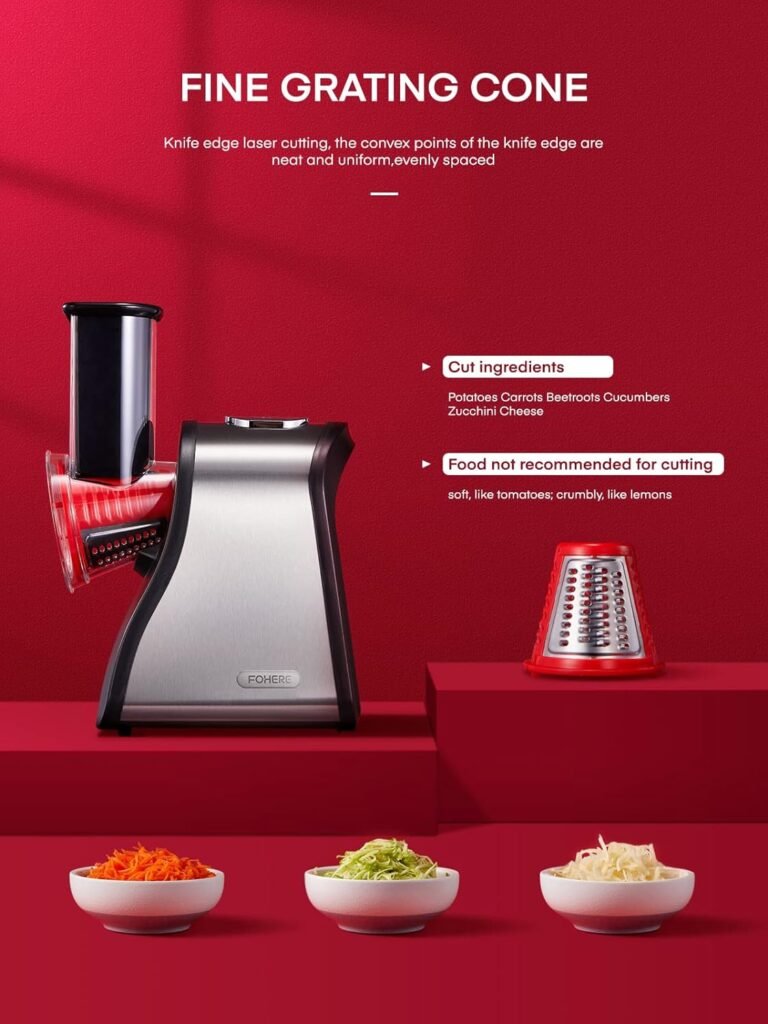 FOHERE Electric 150w Cheese Grater.