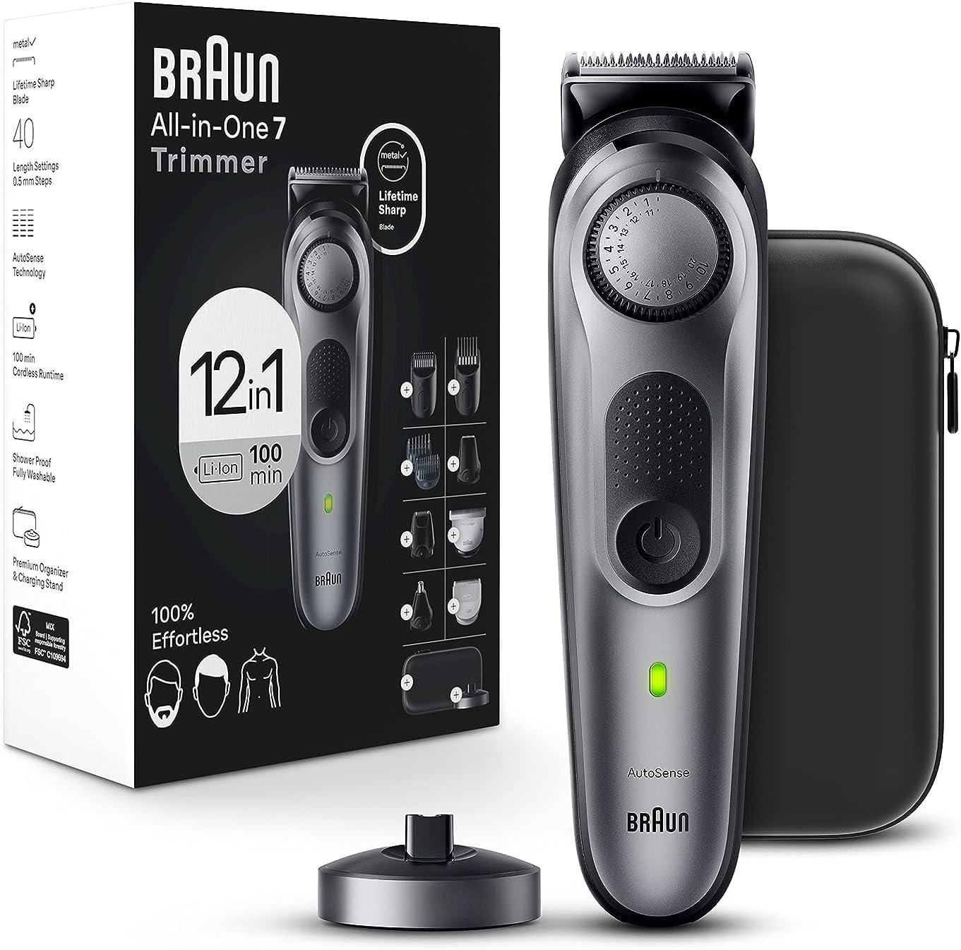 The Ultimate 12-in-1 Trimmer for Men.