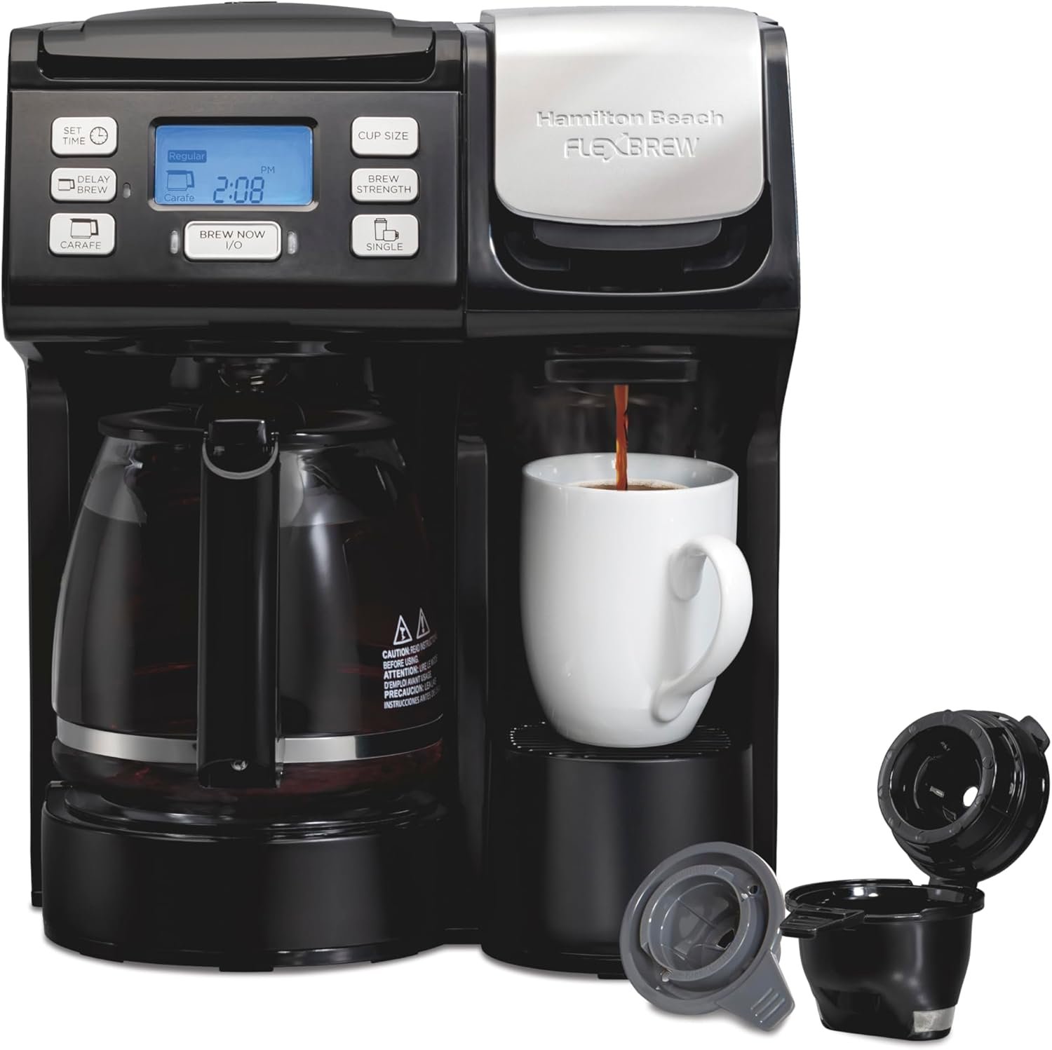 "Discover the Ultimate Convenience with the Hamilton Beach Flex Brew Trio: A Must-Have 2-Way Coffee Maker"