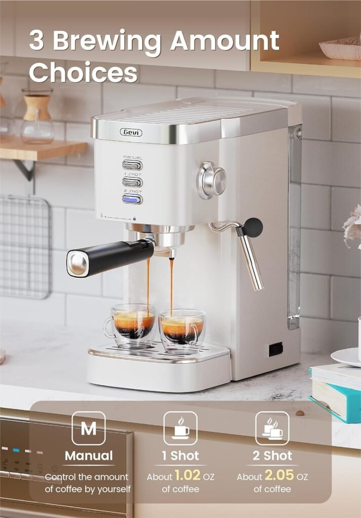 Gevi Espresso Machine 20 Bar High Pressure The Ultimate Coffee Experience