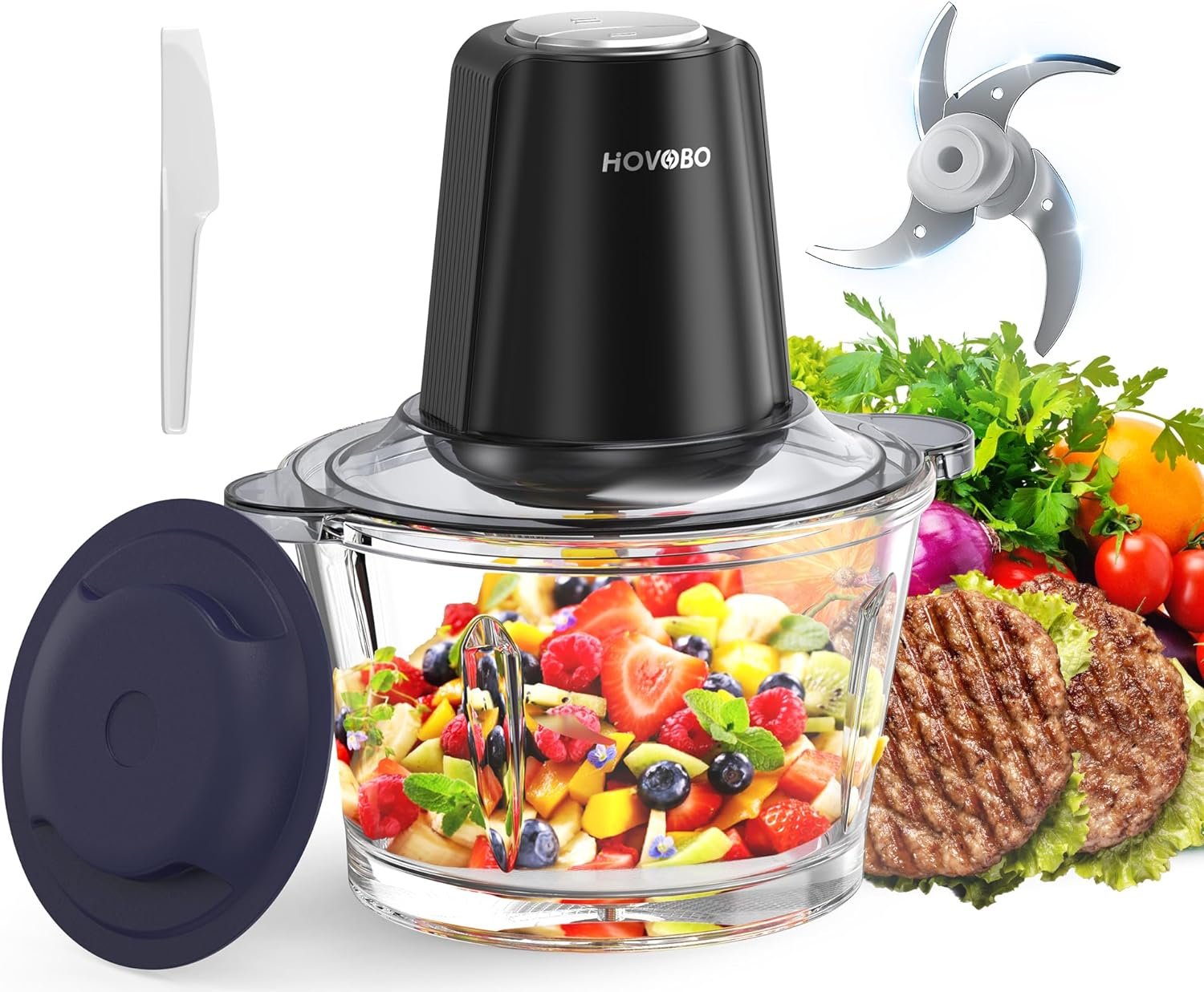 HOVOBO 500W Electric Food Processor The Ultimate Kitchen Companion