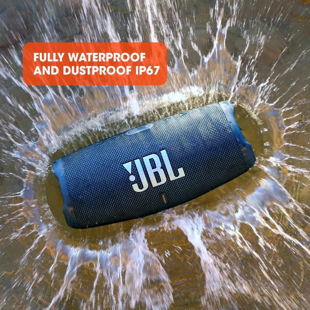 "Unleash Epic Sound with the JBL CHARGE 5 - The Ultimate Portable Waterproof Bluetooth Speaker"