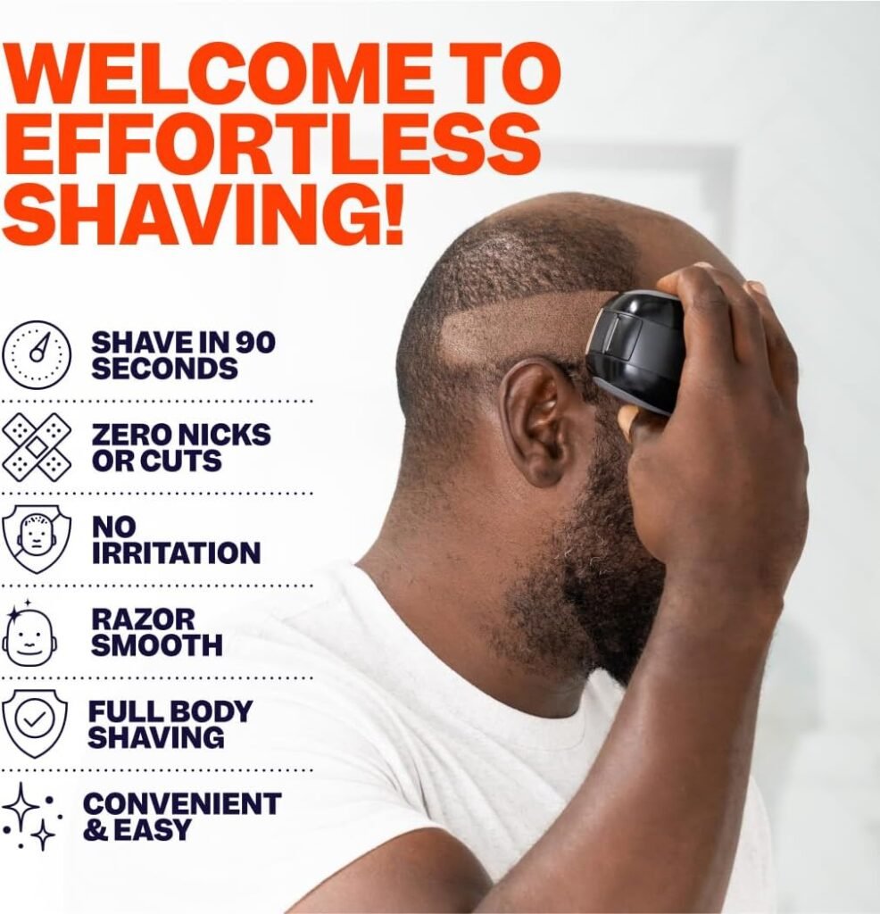 Unleash Effortless Perfection with the Freebird Flex Series No.1 Electric Head Hair Shaver: Say Goodbye to Inefficient Grooming!