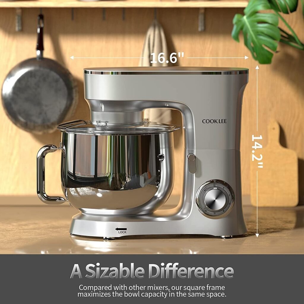 "Transform Your Baking with the Powerful COOKLEE 9.5 Qt. 660W 10-Speed Stand Mixer – Say Goodbye to Kitchen Hassles!"