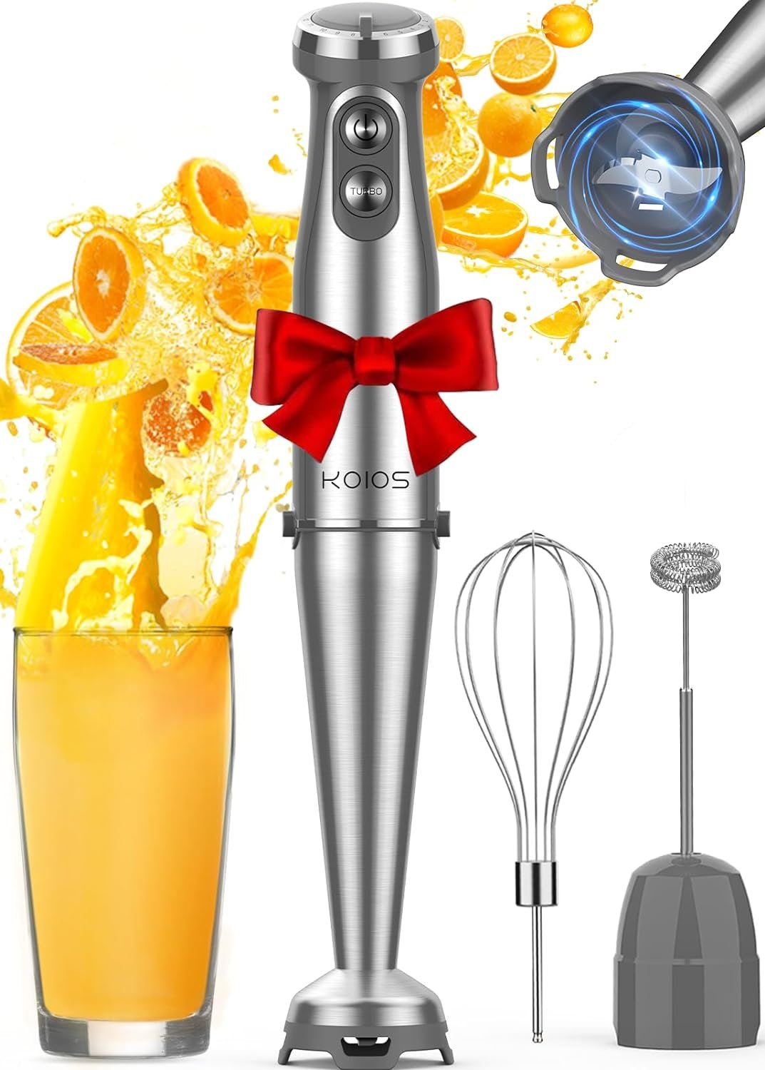 "Unleash the Power of the KOIOS 1000W Anti-Scratch 3-in-1 Immersion Blender – Your Ultimate Kitchen Ally"