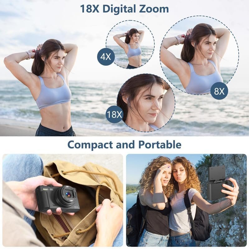 "Capture Stunning Moments with the Gavonde 4K Digital Camera – Say Goodbye to Blurry Shots!"