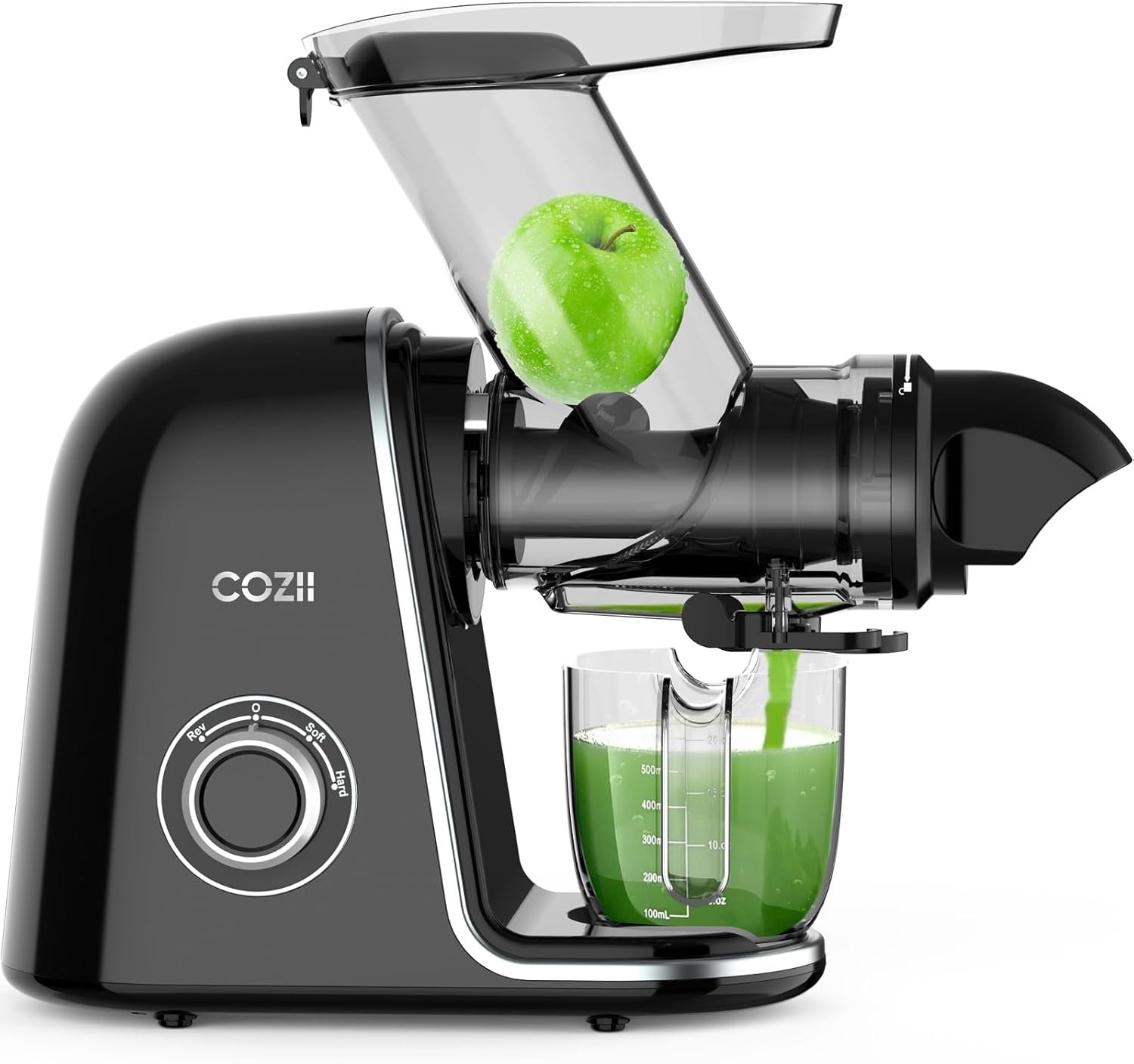 "Experience Effortless Nutrition with the Powerful COZII 3.6-Inch Cold Press Juicer – No More Mess, Just Pure Juice!"