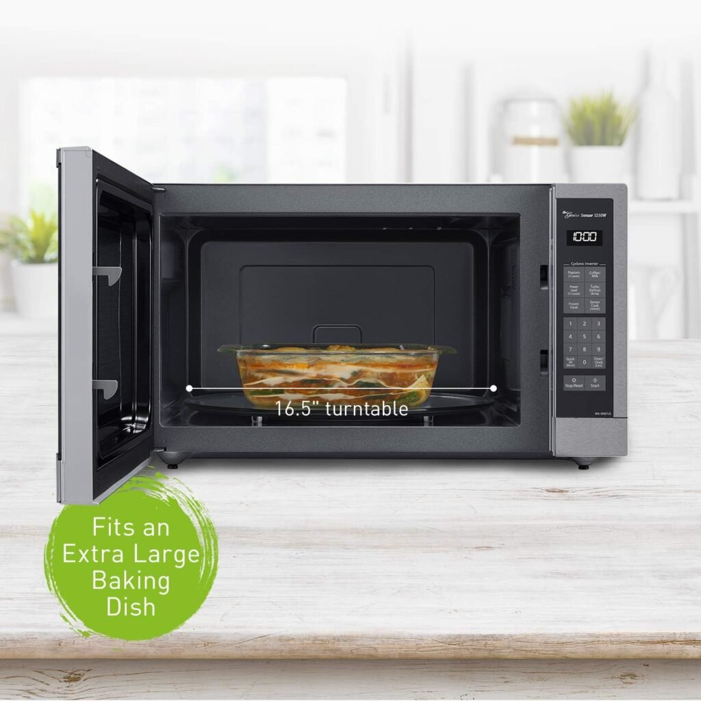 "Unleash Powerful Cooking with the Panasonic 1250W Microwave Oven: Say Goodbye to Slow Meals!"