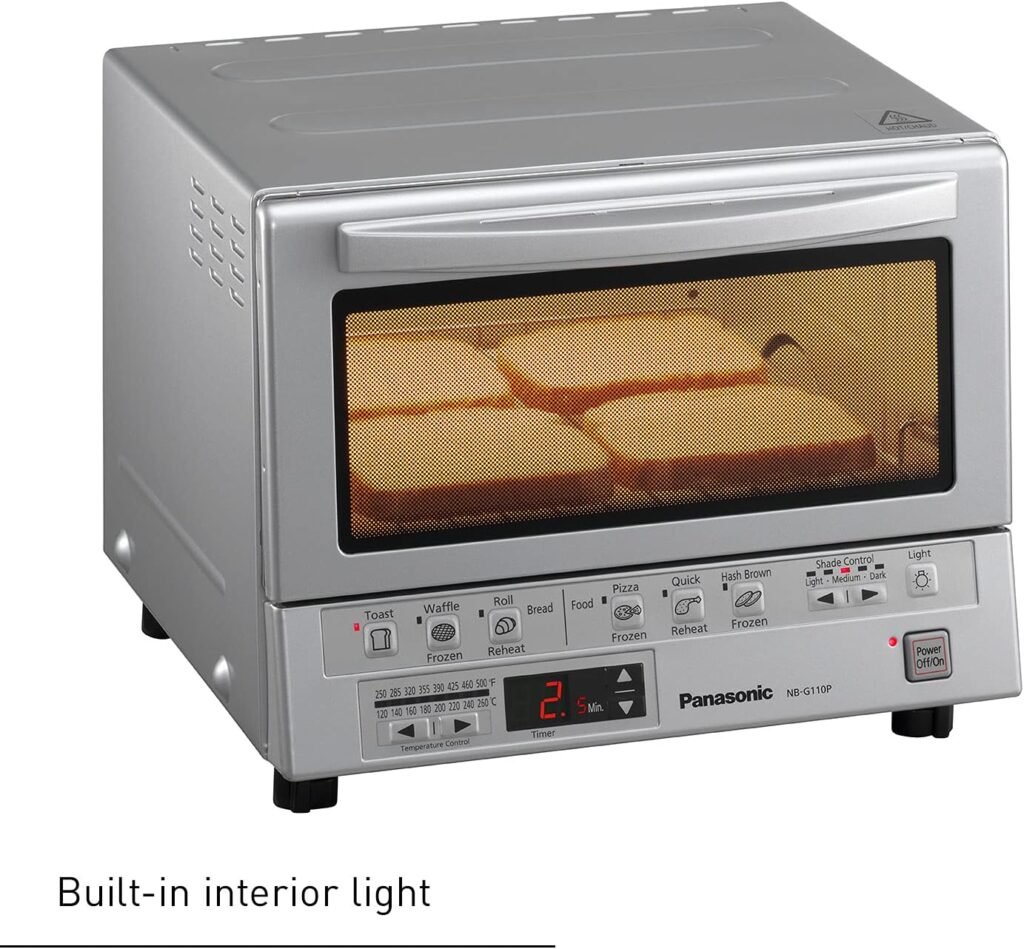 Unleash Your Cooking Potential with the Panasonic 1300W Toaster Oven: The Perfect Blend of Power and Precision!