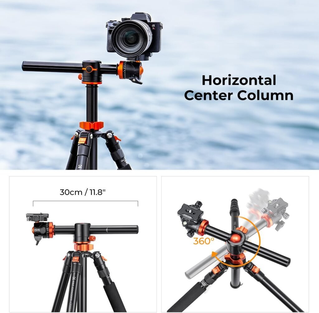 "Transform Your Photography with the Powerful K&F Concept 67-Inch Camera Tripod – Say Goodbye to Shaky Shots!"