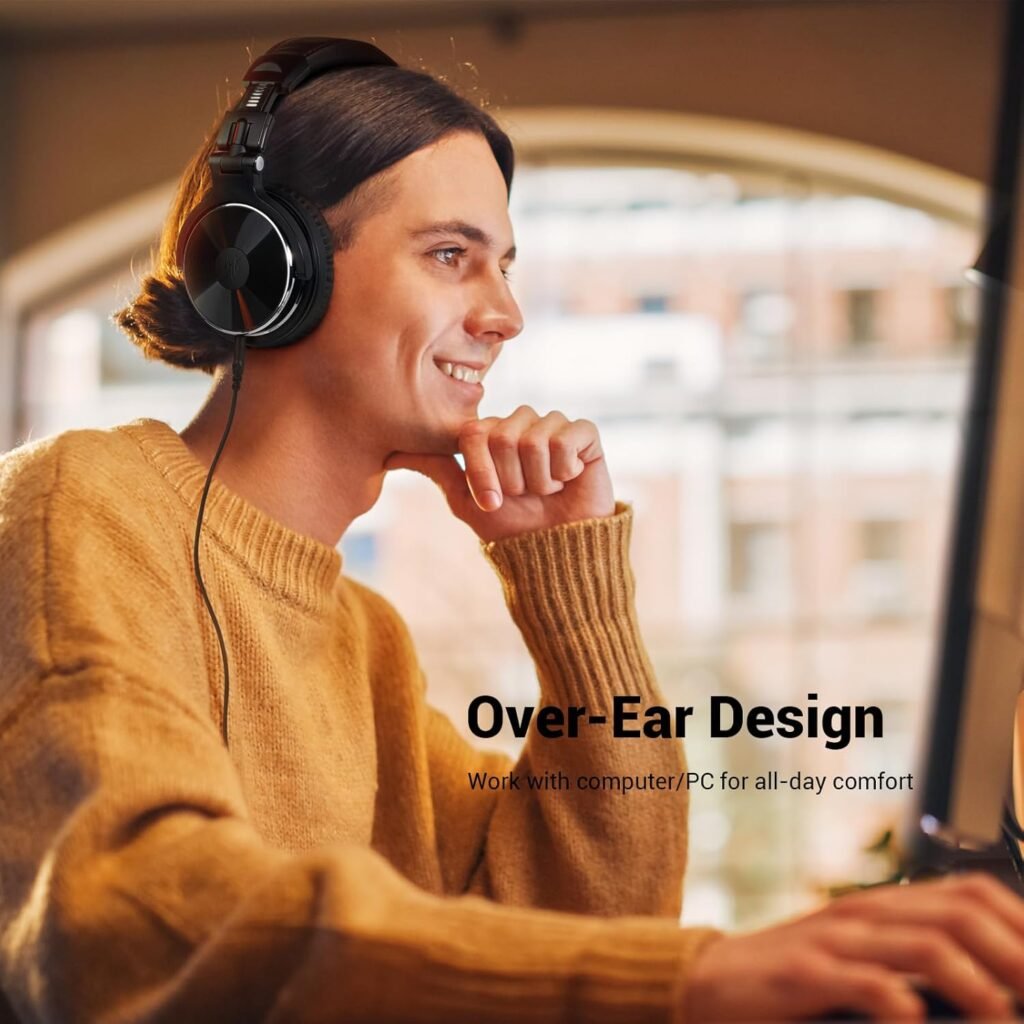 "OneOdio Wired Over-Ear Headphones with 50mm Neodymium Drivers – Unmatched Sound Quality You Can't Resist!"