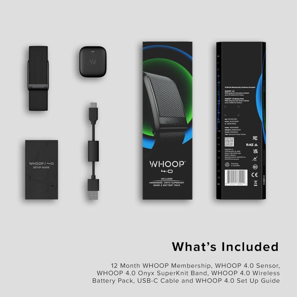 "Unlock Peak Performance with the WHOOP 4.0: The Ultimate Wearable Health & Fitness Tracker!"