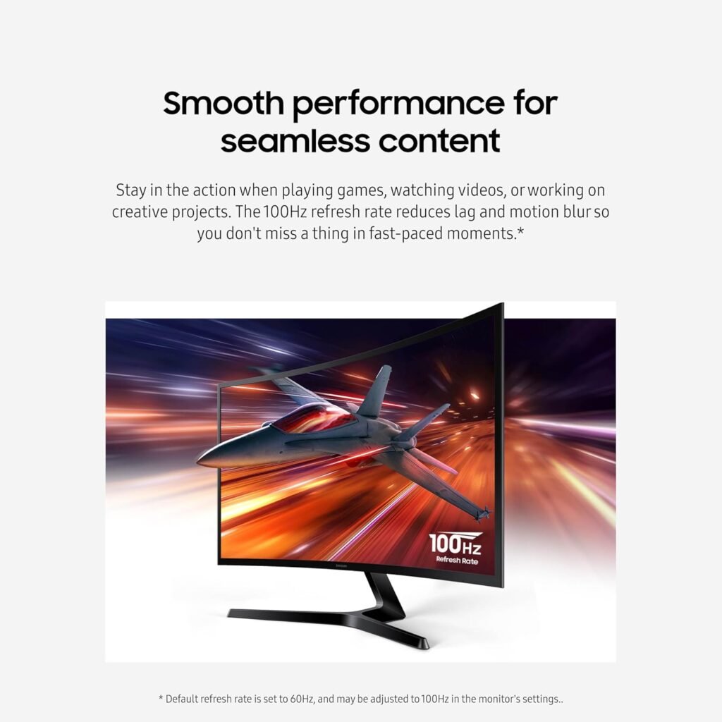 "Unlock Immersive Brilliance with the SAMSUNG 27" Essential S3 Series FHD 1800R Curved Monitor – Say Goodbye to Flat, Boring Screens!"