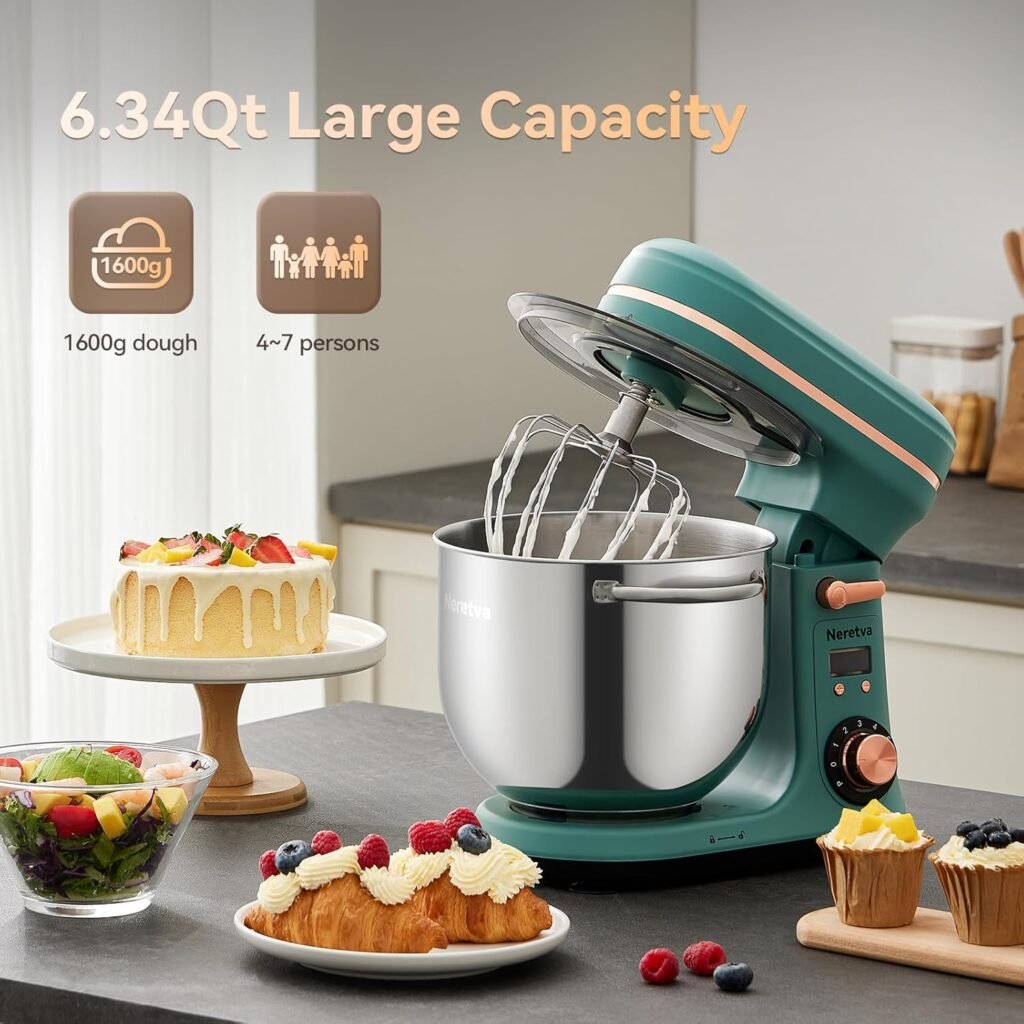 Experience Effortless Baking with the Powerful Neretva 400W Stand Mixer – Say Goodbye to Kitchen Struggles!