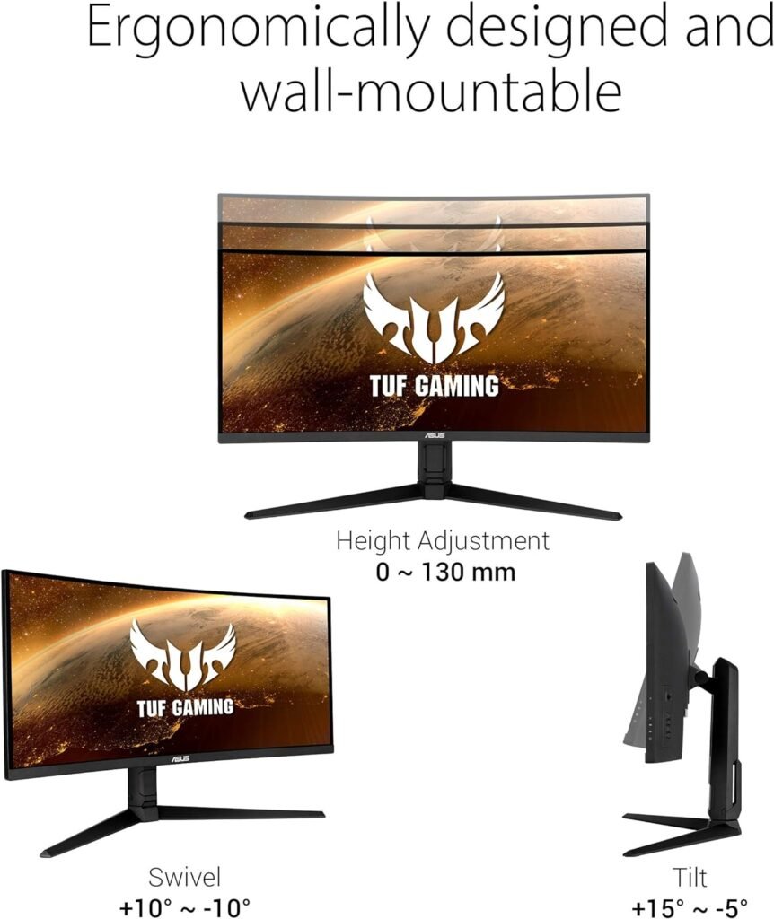 "Unleash Ultimate Power with the ASUS TUF 34 Inch VG34VQL1B Gaming Monitor – No More Compromises!"