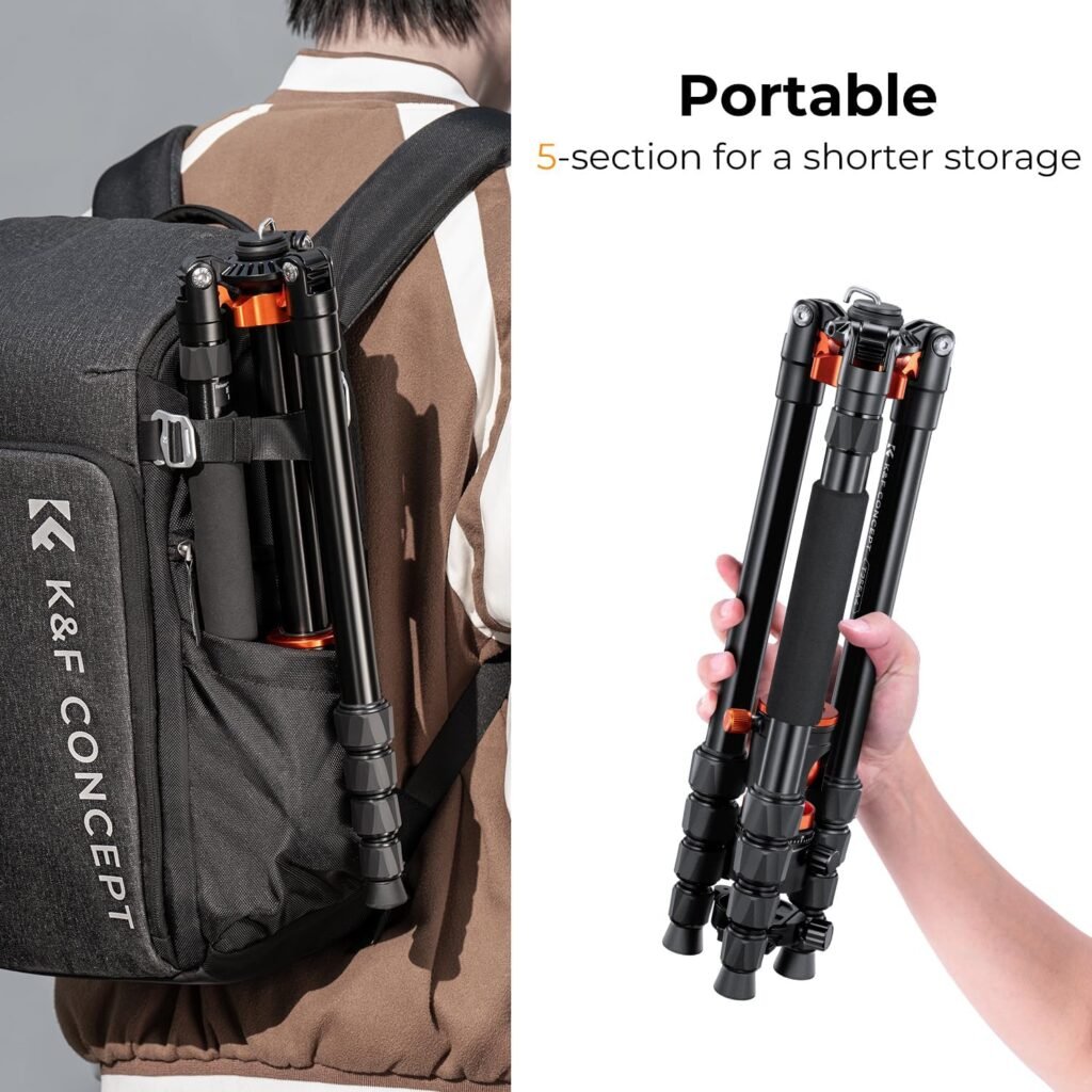 "Transform Your Photography with the Powerful K&F Concept 67-Inch Camera Tripod – Say Goodbye to Shaky Shots!"