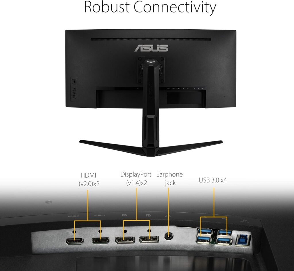 "Unleash Ultimate Power with the ASUS TUF 34 Inch VG34VQL1B Gaming Monitor – No More Compromises!"