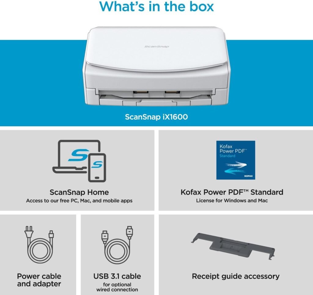 "ScanSnap iX1600: The Ultimate Photo and Document Scanner You’ll Love!"