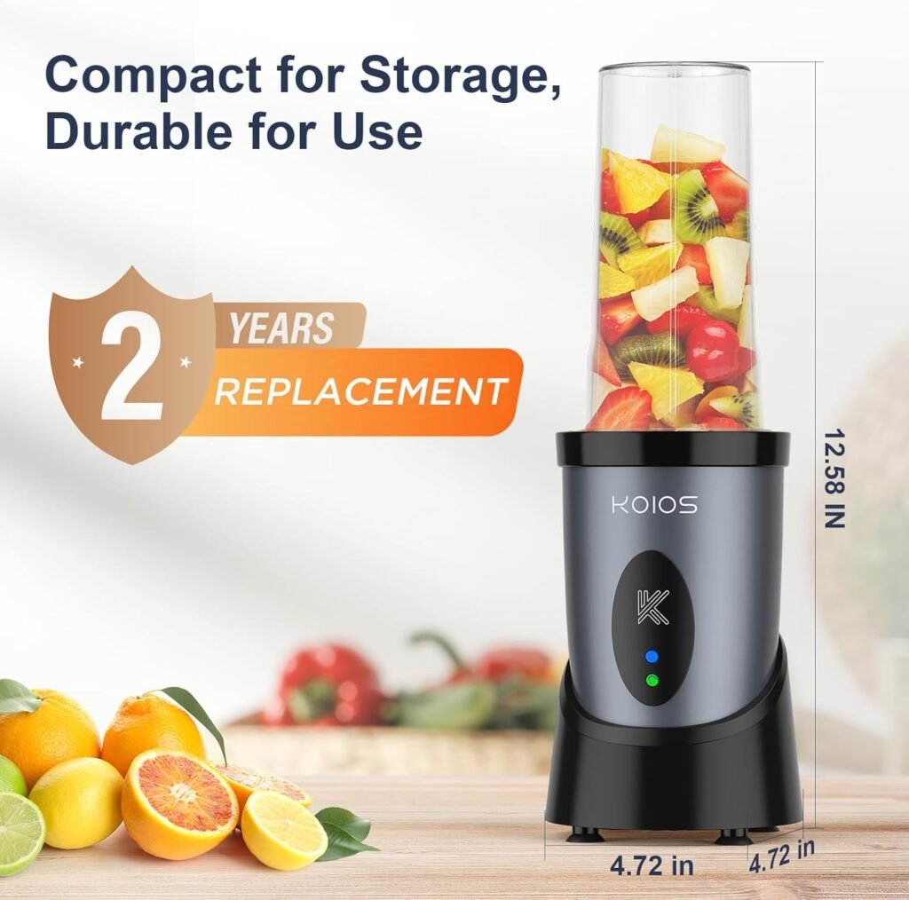 "Transform Your Health with the Powerful KOIOS 900W Personal Smoothie Blender – The Ultimate Choice for Effortless Blending!"